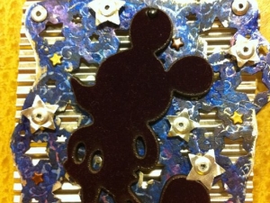 Mickey art necklace